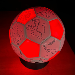 Customizable Diy Pattern Painting Glow in the Dark Soccer Ball LED <strong>Light</strong> <strong>up</strong> <strong>Football</strong> Soccer Ball - Product Image 5