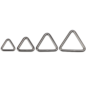 Precio de fábrica, anillo de acero inoxidable 304, eslabones de anillo triangular para hardware de elevación, hebilla de anillo soldada - Product Image 3