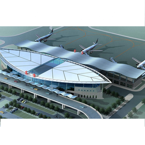 Gran proyecto de marco de acero de construcción comercial los edificios de Metal gran aumento de <span class=keywords><strong>aeropuerto</strong></span> de Multi-storey de estructura de acero de construcción - Product Image 2