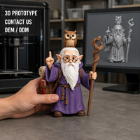Figurine d'elfe sorcier personnalisée OEM ODM, jouet d'art de collection, figurine en PVC, figurine en vinyle, figurine d'action anime, modèle 3D