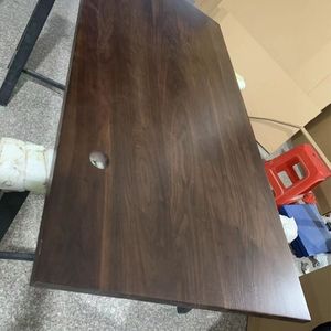 Solid Wood <b>Table</b> Top Rectangle Pine Ash Oak <b>Walnut</b> Teak Cherry Wood Dining <b>Table</b> Surface - Product Image 4