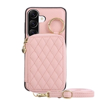 Housse de téléphone avec lanière pour Samsung Galaxy A07/A17/A16/A36/A56/A26