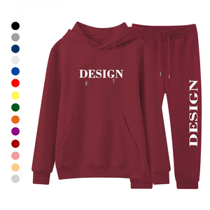2026 High Quality 100% Cotton Wholesale <b>Men's</b> Hoodies Set Custom Logo Embroidered Tracksuits Anti-Shrink High Quality for <b>Men</b> - Product Image 1