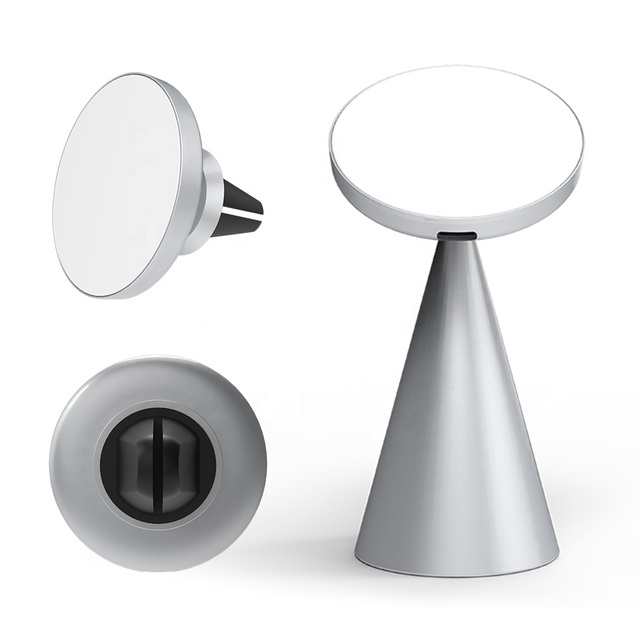 2022 Wireless Charger 3 in 1 qi 15w Magnetic Car Charger Phone Holder for Iphone 13 Magsafe Fast Car Wireless Charger