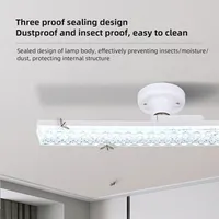 Ampoule LED à bande lumineuse super brillante, blanc froid, E27, 23/30/40CM, lampe de plafond à vis, ampoule longue en cristal haute puissance pour la maison