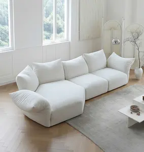 ATUNUS Nordic Adjustable Backrest Armrest Functional Sofa Set Smart Cushion Relax Velvet Comfort Mudular Sectional Sofa