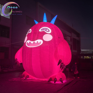 Costume de mascotte gonflable géant violet personnalisé, <span class=keywords><strong>personnage</strong></span> monstre animal gonflable pour défilé et promotion d'événements - Product Image 2