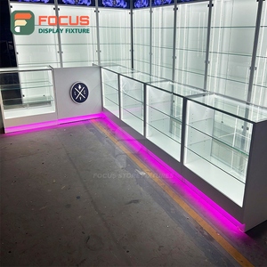 Wall Fixed Cigarette Display <b>Shelf</b> Space Saving Vertical Layout Multi Tier Tobacco Display <b>Shelf</b> - Product Image 1