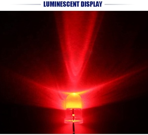 Faible puissance faible courant DIP carré transparent rouge 2x3x4 longues plomb diode menée avec de haute qualité - Product Image 4