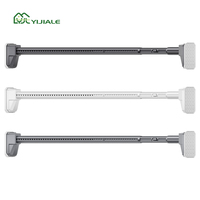 YIJIALE 30000 ㎡   Barra de Cortina Extensible de Alta Resistencia de 32 mm, de un Solo Clic, de 27.6 a 47.2 Pulgadas, Marca Manufacturer Short