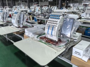 เครื่องปักผ้าอุตสาหกรรม Axis 1201 12 เข็ม สำหรับงานปักแบบเรียบ หมวก และเสื้อยืด - Product Image 1