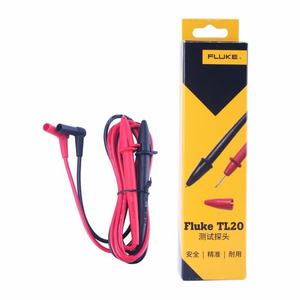 Kit multimètre numérique universel Mt-F-luke TL30, câbles isolés en PVC de 1,2 m, fiches banane coudées à 90° de 4 mm, CAT II 1000 V / 10 A, rouge + noir - Product Image 2