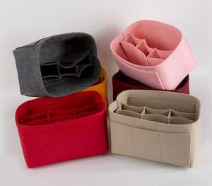 Bolsa de fieltro personalizada para cosméticos, bolso de fieltro multiusos para almacenamiento - Product Image 6
