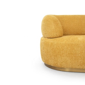Cojines minimalistas italianos de 6 piezas Sofá modular Seccional de tela suave grande Vestíbulo Hotel seccional - Product Image 6