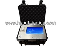 Compteur de particules d'huile portable HOPU, analyseur de pureté d'huile lubrifiante NAS ISO