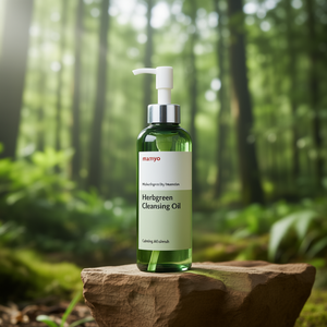 Huile nettoyante Manyo Herbgreen 200ml, apaisante et rafraîchissante, pour tous types de peaux - Product Image 3