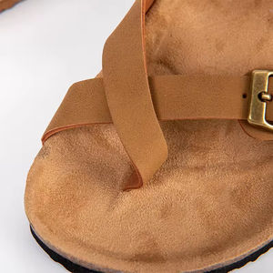 Sandalias planas antideslizantes de verano para <span class=keywords><strong>mujer</strong></span> a la moda, <span class=keywords><strong>chanclas</strong></span> de suela blanda con hebilla ajustable cómoda - Product Image 5