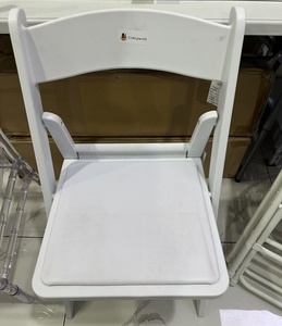 Sillas Plegables Modernas de Resina Blanca Estilo Chiavari <span class=keywords><strong>para</strong></span> Jardín Adultos y Niños Muebles Portátiles <span class=keywords><strong>para</strong></span> Eventos Bodas Escuelas y Exteriores Wimbledon - Product Image 3
