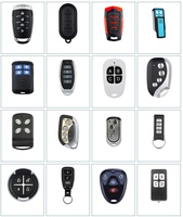 Télécommande universelle sans fil pour maison intelligente, 433 MHz, pour rideaux électriques, porte de garage, cloneur, en métal, code d'apprentissage