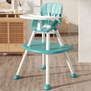 Table à manger et chaise en plastique pliable et pratique deux en un Mobilier d'apprentissage multifonctionnel pour bébés et enfants - Product Image 1
