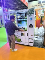 Distributeur automatique intelligent de noix de coco fraîches, ouverture automatique, 24h/24, sans personnel, libre-service, haute rentabilité, prix usine