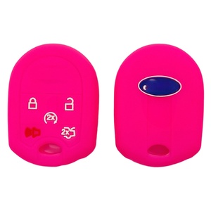 Vente en gros de housses de protection <span class=keywords><strong>pour</strong></span> clés en silicone souple à 5 boutons <span class=keywords><strong>pour</strong></span> Ford F-150 Raptor Edge Mustang Explorer Kuga - Product Image 4