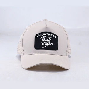 หมวกเบสบอล5แผงแบบสั่งทำสำหรับทุกเพศสี่ฤดูกอล์ฟ gorras กระดุมเจาะรูแบบเลเซอร์ injae - Product Image 2