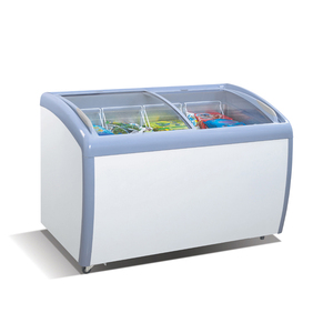 Low Power Consumption Deep <b>Freezer</b> Portable Ice Display Chest Ddc-260xu Ice Display Chest <b>Freezer</b> - Product Image 1