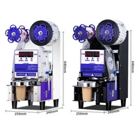 Machine à sceller entièrement automatique, 500 pièces, Film plastique, pour thé, lait, Bubble Tea, Boba gobelet, livraison gratuite