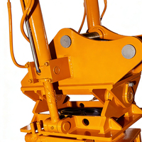 Attache rapide pour excavatrice de 3 à 30 tonnes avec rotateur inclinable et attache rapide hydraulique, dispositif d'accouplement efficace compatible avec l'attache rapide
