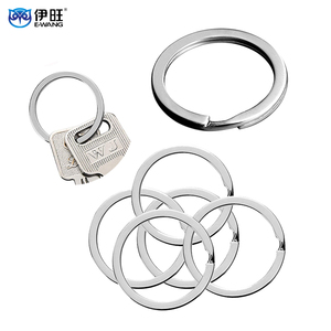 Stainless Steel 304 Wholesale Custom Flat Split <b>Key</b> <b>Rings</b> For Promotional Gift - Product Image 1