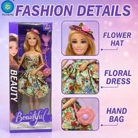 Poupée de mode en vinyle de 11,5 pouces, mains articulées, corps en vinyle réaliste, styles variés, poupée pour filles à habiller et à faire jouer, pour les enfants de 3 ans et plus