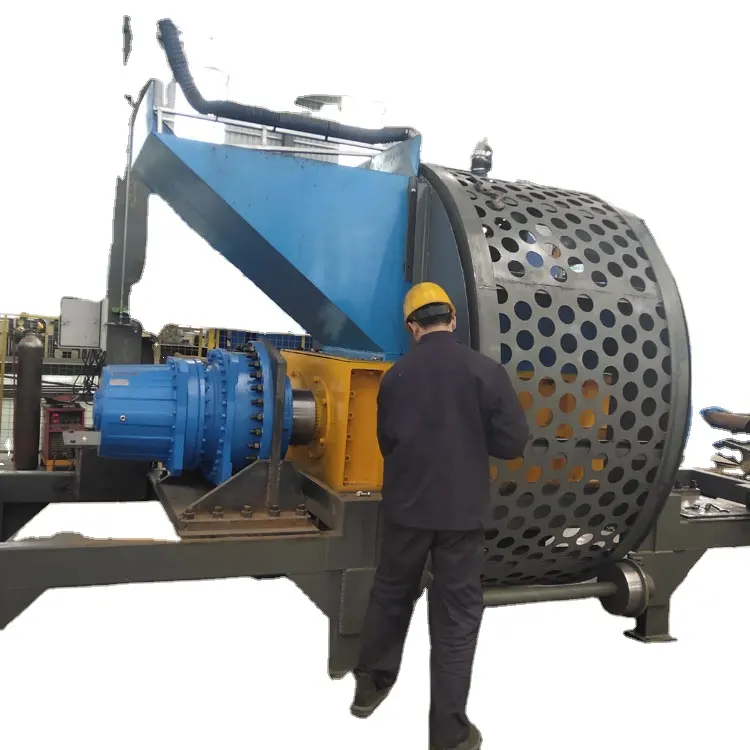 Band Rubber Granulator Band Mulch Machine Auto Vrachtwagen Wiel Band Shredder Recycling Machine