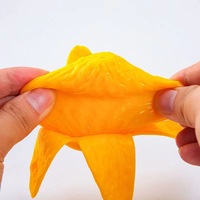 Jouet anti-stress souple en TPR en forme de mangue à peler simulée, idéal pour le bureau et les cadeaux, vente en gros