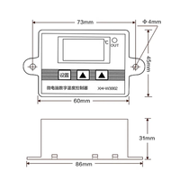 XH-W3001 12V 24V 220V thermostat numérique numérique interrupteur de température micro-ordinateur régulateur de température
