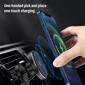 Cargadores inalámbricos de coche magnéticos fuertes de 15W para <span class=keywords><strong>iPhone</strong></span> 14 <span class=keywords><strong>13</strong></span> 12 <span class=keywords><strong>Pro</strong></span> <span class=keywords><strong>Max</strong></span> Air Vent Car Phone Holder <span class=keywords><strong>cargador</strong></span> estación de carga rápida - Product Image 3