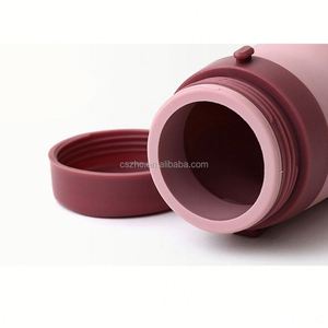 Custom Sports Outdoor Cycling Folding Water <b>Cup</b> Kettle 600ml Collapsible Gel Silicone Bottle - Product Image 4