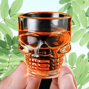 1.5 Onzas Vasos <span class=keywords><strong>de</strong></span> Chupito Reutilizables <span class=keywords><strong>con</strong></span> <span class=keywords><strong>Forma</strong></span> <span class=keywords><strong>de</strong></span> <span class=keywords><strong>Calavera</strong></span> Moderna para Whisky y <span class=keywords><strong>Vodka</strong></span>, para Bares, Cafeterías y Restaurantes, Vasos <span class=keywords><strong>de</strong></span> Vino <span class=keywords><strong>de</strong></span> 50 ml, Vasos para Fiestas - Product Image 2