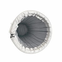 Système de conduits d'air en tissu composite caoutchouc-plastique isolé, flexible, pour ventilation CVC, isolation thermique, fabrication directe usine, OEM