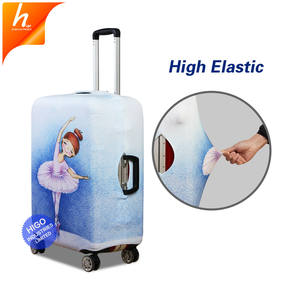 مخصص طباعة حافظة لحقيبة السفر غطاء حقائب مطاطي مرن Fundas الفقرة Maletas - Product Image 4