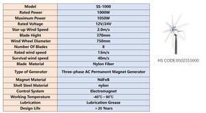 풍력 발전기 수직 풍력 터빈 풍력 발전기 <span class=keywords><strong>10kw</strong></span> 20kw - Product Image 6