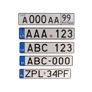 <span class=keywords><strong>Allemagne</strong></span> en relief personnalisé réfléchissant de plaque d'<span class=keywords><strong>immatriculation</strong></span> de voiture plaque d'<span class=keywords><strong>immatriculation</strong></span> de l'ue - Product Image 1