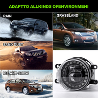 Feux antibrouillard LED LOYO au design horloge pour Toyota Camry Corolla RAV4 Adventure Highlander Yaris Lexus SCION, lampe de conduite DRL