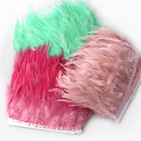 10M 10-15CM selle faisan plume garniture artisanat bande gland pour artisanat couture accessoires fête Costume Plumes décoration