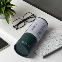 Boîte d'emballage de tube de cylindre de rouleau de papier écologique du fabricant direct personnalisé pour la bouteille d'huile essentielle