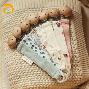 Nuovo Arrivo: Clip per <span class=keywords><strong>Ciuccio</strong></span> Rotonda in Cotone e Lino di Alta Qualità, Colorata, <span class=keywords><strong>Regalo</strong></span> per Baby Shower - Product Image 1