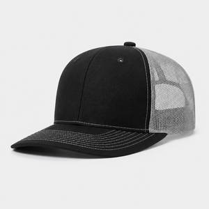 Casquettes de camionneur en coton OEM avec dos en maille, ajustables, avec panneau avant en jean et patch logo - Product Image 5