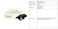 Sangles de fixation médicales réutilisables JINYU pour doigts - Matériau ABS pliable pour rééducation de la main post-AVC et hémiplégie - Durables pour usage clinique