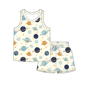 Completo Set Estivo per Bambini: Canotta Senza Maniche e Pantaloncini Personalizzabili con Stampa - Hot Sale - Product Image 3