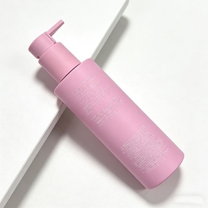 PET Shampoo <b>Bottle</b> Customized Logo Color Frosted Cylinder Shampoo Conditioner Lotion <b>Pump</b> <b>Bottle</b> 200ml 250ml 300ml <b>Bottle</b> - Product Image 2